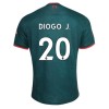 Virallinen pelipaita Liverpool Diogo J. 20 Kolmas 2022-23 Lyhythihainen - Miesten